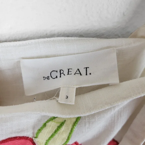 The Great The Applique Floral Horizon Dress - Picture 9 of 9